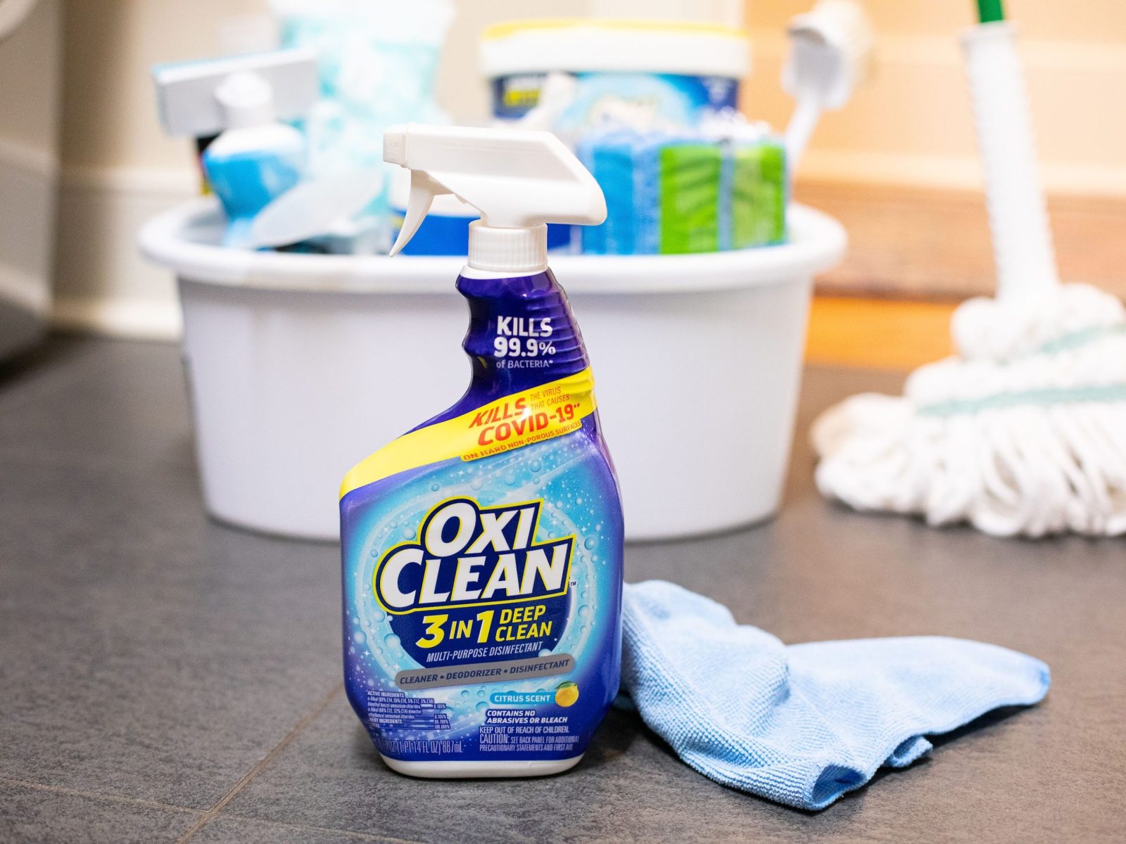 Grab Savings On OxiClean™ Multi-Purpose Disinfectant Cleaners At Publix – Clean & Disinfect Household Surfaces With The Power Of OxiClean™