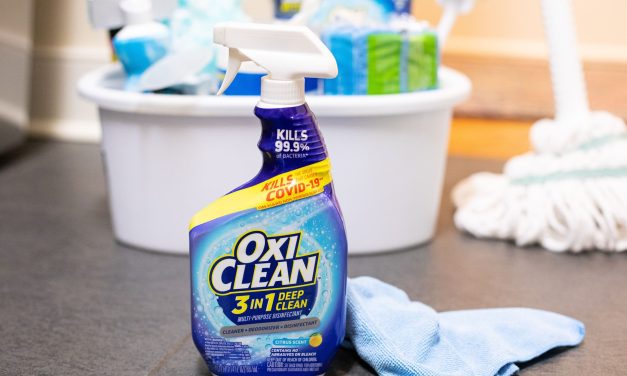 Grab Savings On OxiClean™ Multi-Purpose Disinfectant Cleaners At Publix – Clean & Disinfect Household Surfaces With The Power Of OxiClean™