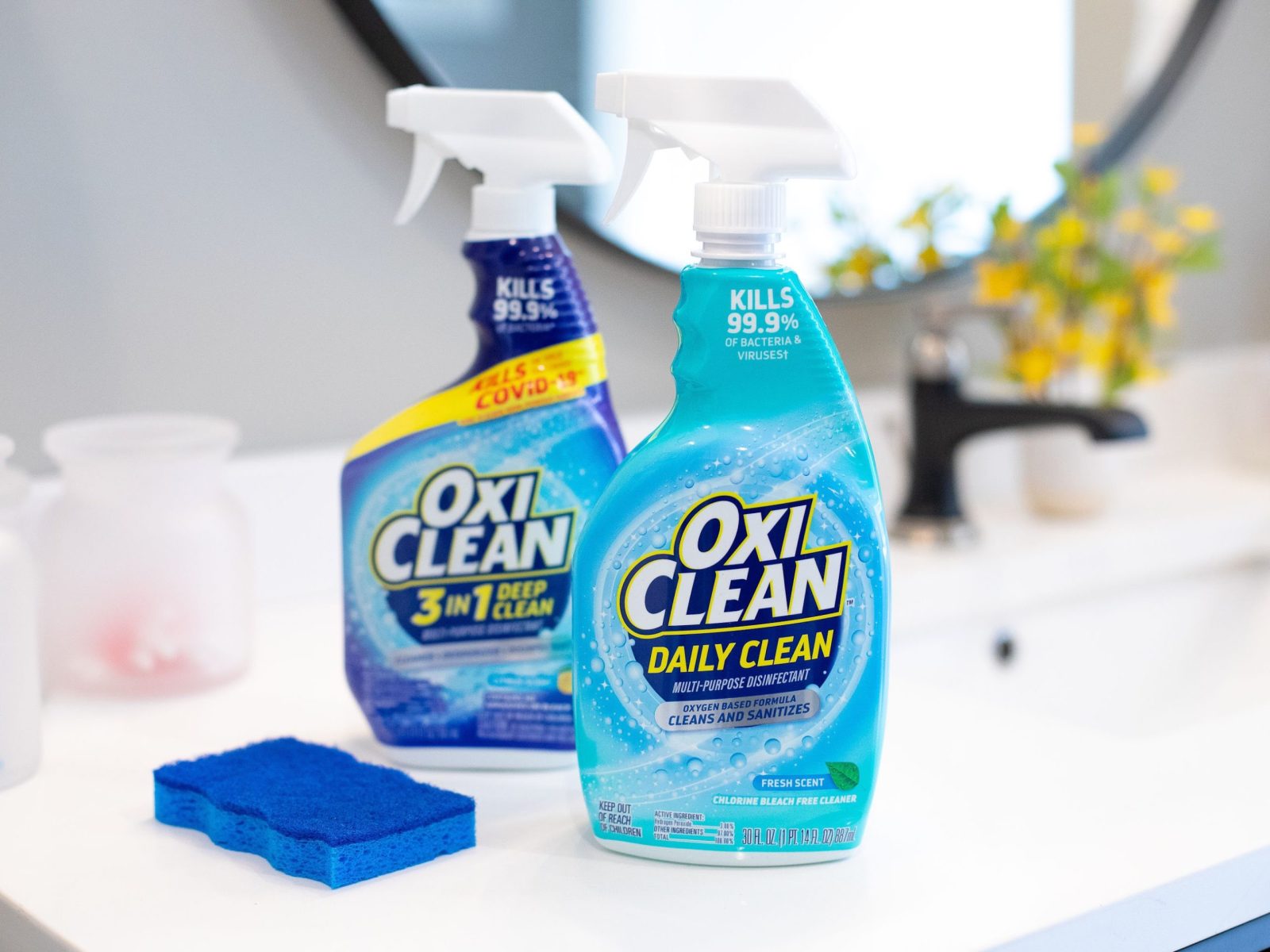 Clean & Disinfect Household Surfaces With The Power Of OxiClean™ With