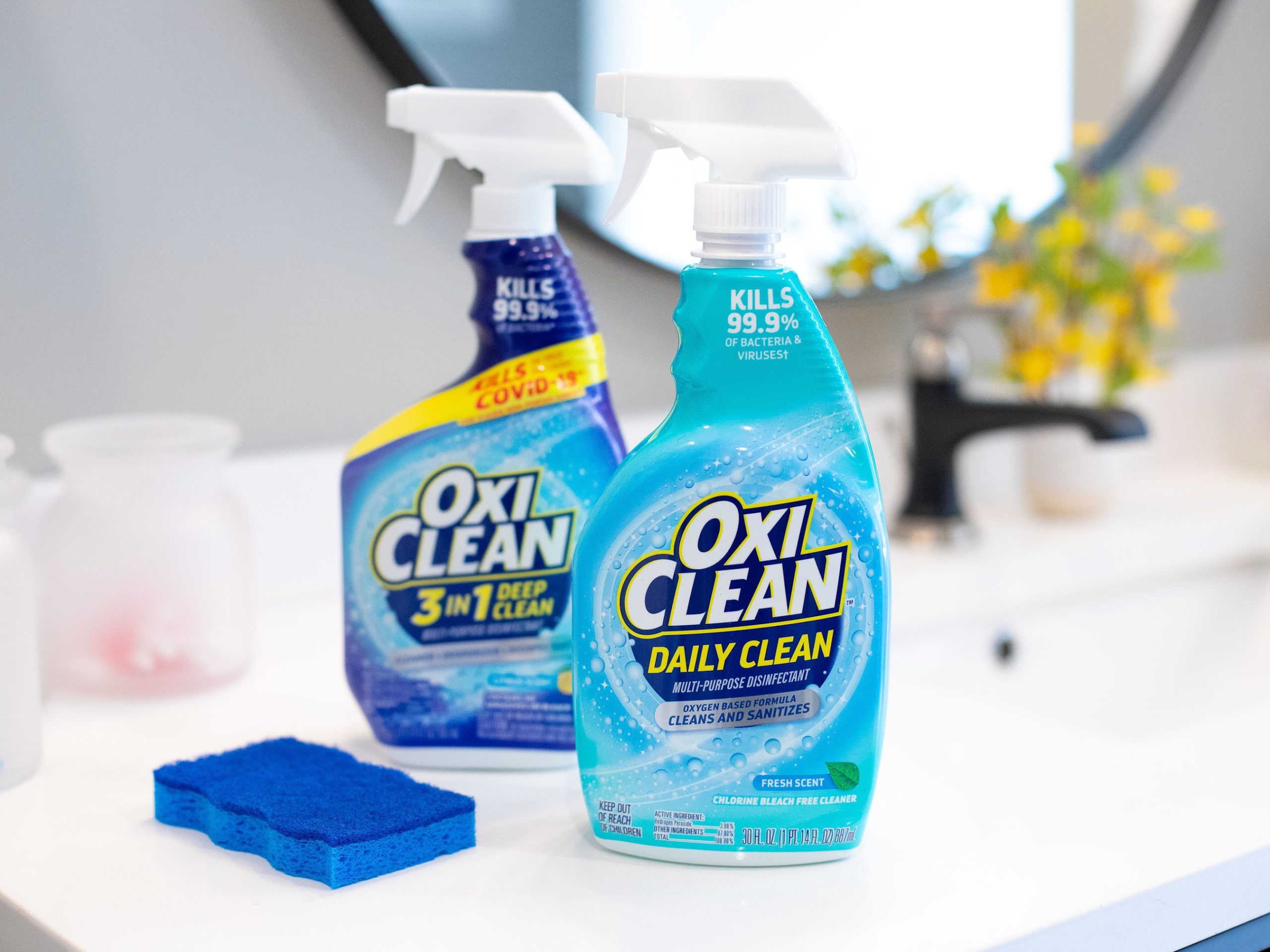 Clean & Disinfect Household Surfaces With The Power Of OxiClean™ With OxiClean™ Multi-Purpose Disinfectant Cleaners. on I Heart Publix