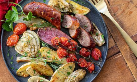 Carando Italian Sausage Is BOGO At Publix – Try It With My Roasted Italian Sausage With Fennel & Potatoes