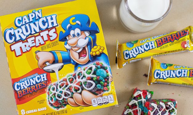 Grab The Boxes Of Cap’n Crunch Treats Bars For Just 50¢ At Publix
