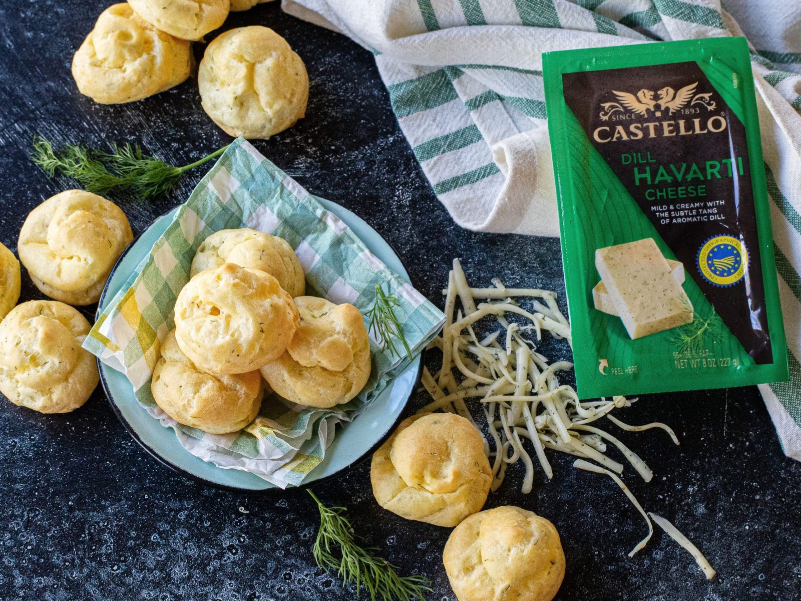 Enjoy Savings On Your Favorite Castello® Cheese – Try These Dill Havarti Gougères