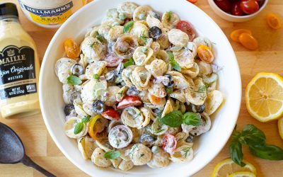 This Creamy Pasta Salad Is The Perfect Side To Serve (Or Bring) To Your Holiday Gathering