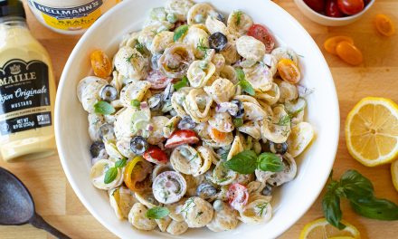 This Creamy Pasta Salad Is The Perfect Side To Serve (Or Bring) To Your Holiday Gathering