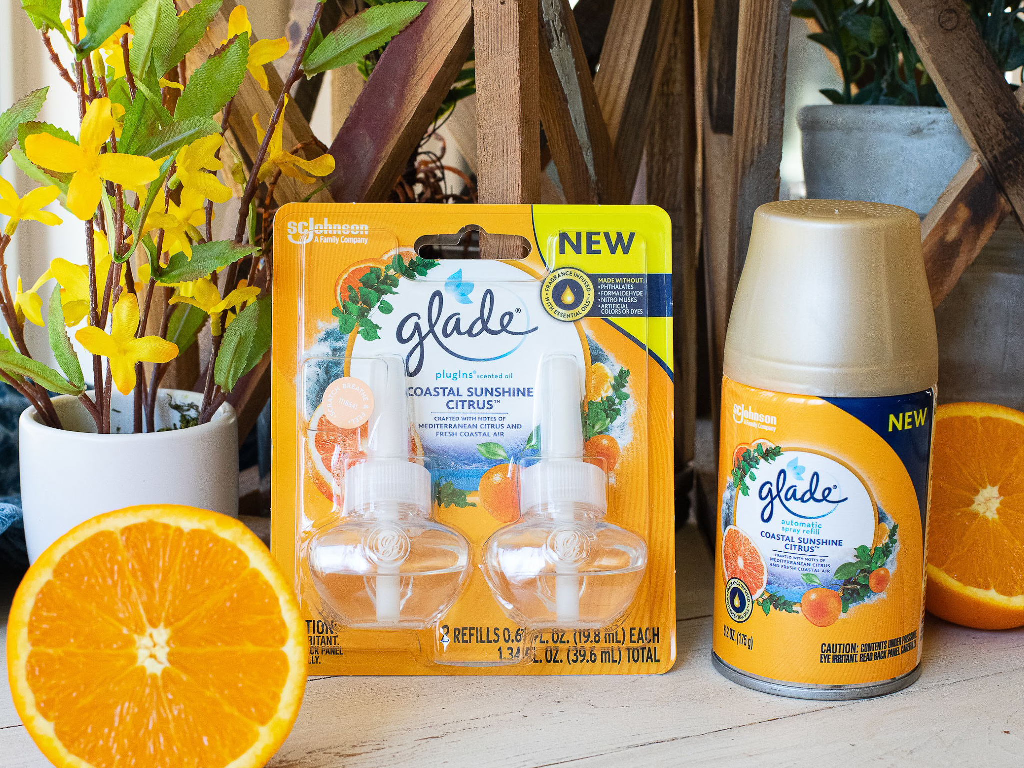 Glade® Coastal Sunshine Citrus Is New And Available At Publix - Try The New Fragrance For FREE With A $100 Publix Gift Card on I Heart Publix