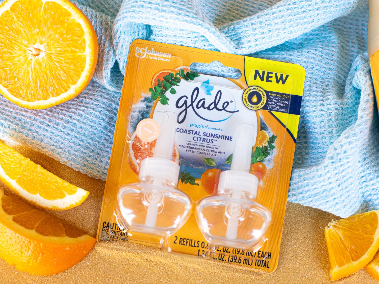 Try NEW Glade® Coastal Sunshine Citrus Scent And Bring Fresh Coastal Air Inside