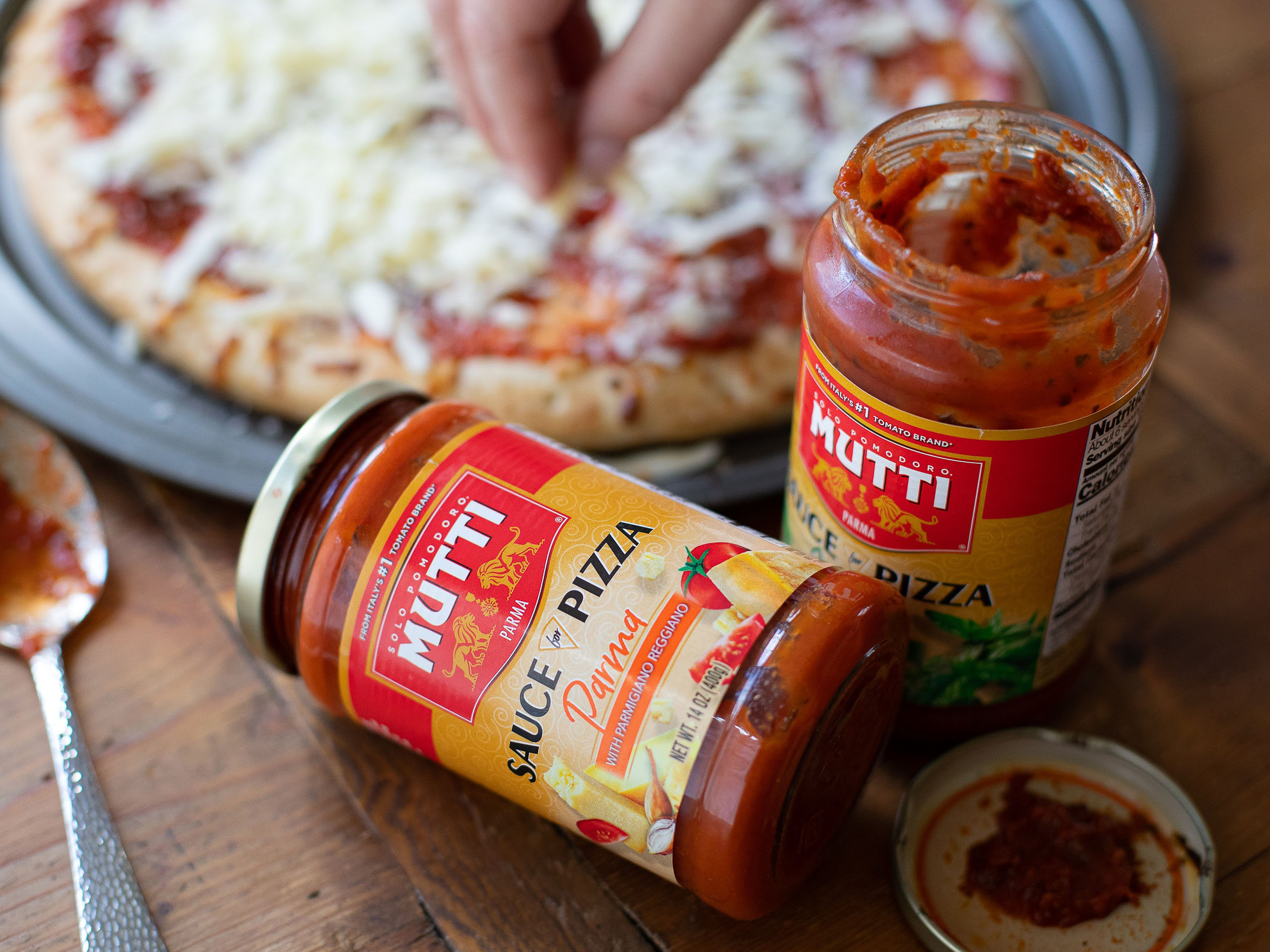 Mutti Sauce-pizza build Mutti® Sauces for Pizza Is Your Delicious Start To The Perfect Homemade Pizza - On Sale NOW At Publix on I Heart Publix