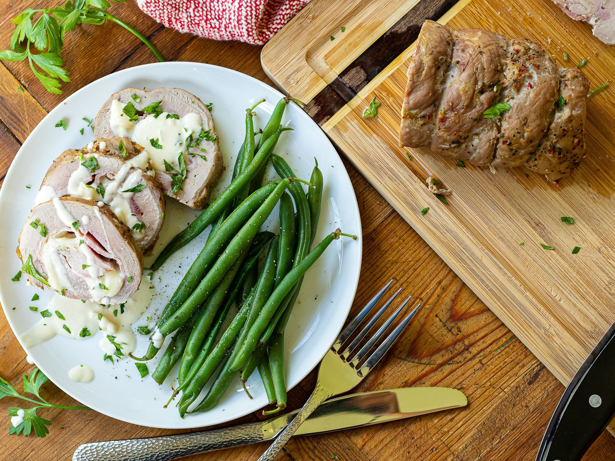 Delicious Pork Cordon Bleu - Perfect For Leftover Holiday Ham on I Heart Publix