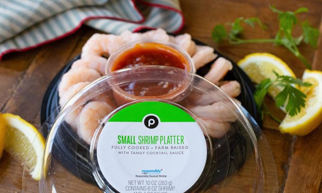 Publix Small Shrimp Platter As Low As $4.50 With BOGO Sale And Digital Coupon