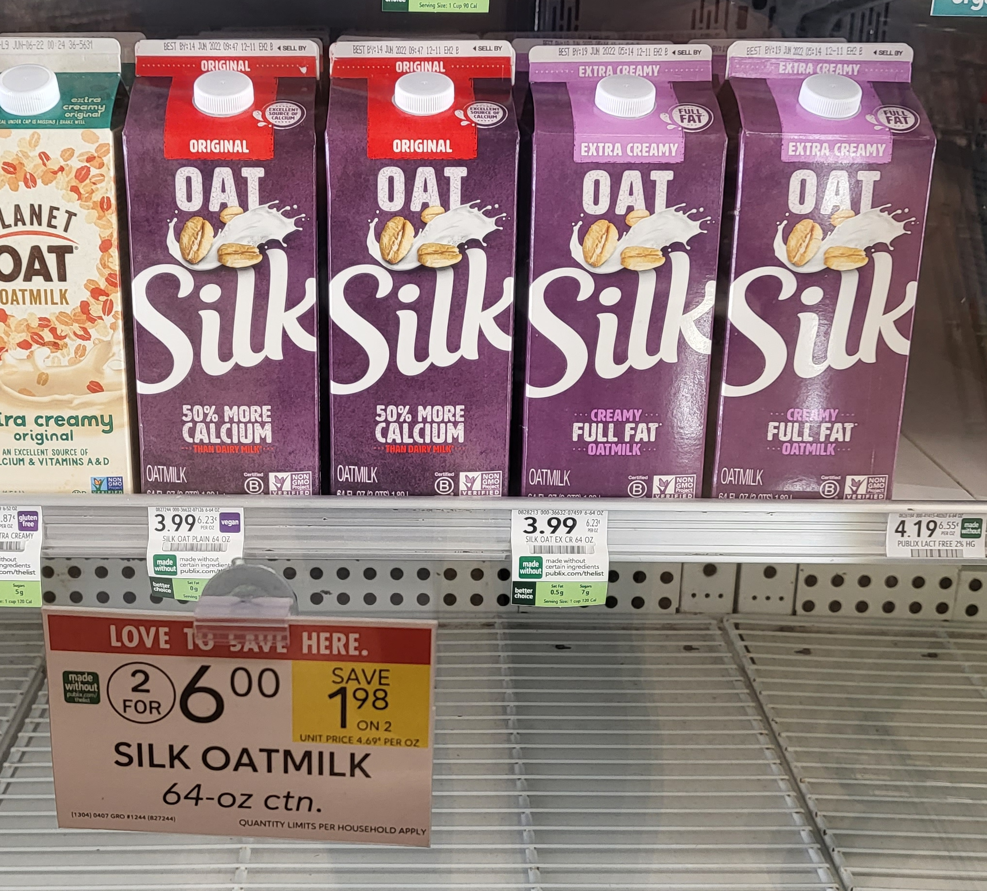 Score Delicious Silk Oatmilk For Just $1.75 At Publix on I Heart Publix