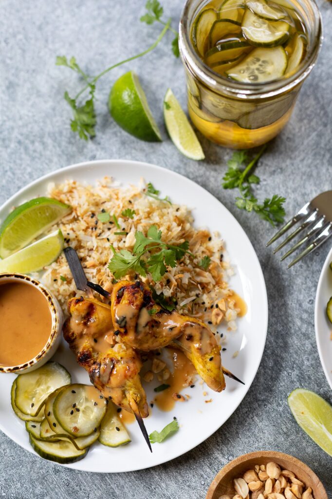 Get Nakano® Rice Vinegar At Publix And Whip Up My Tasty Chicken Satay