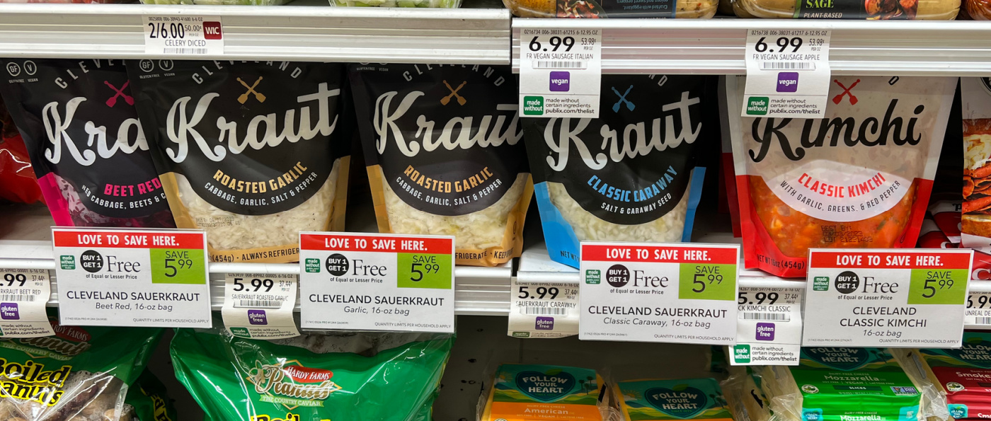 Cleveland Sauerkraut Coupon For Publix BOGO Sale Just 2 Per Bag