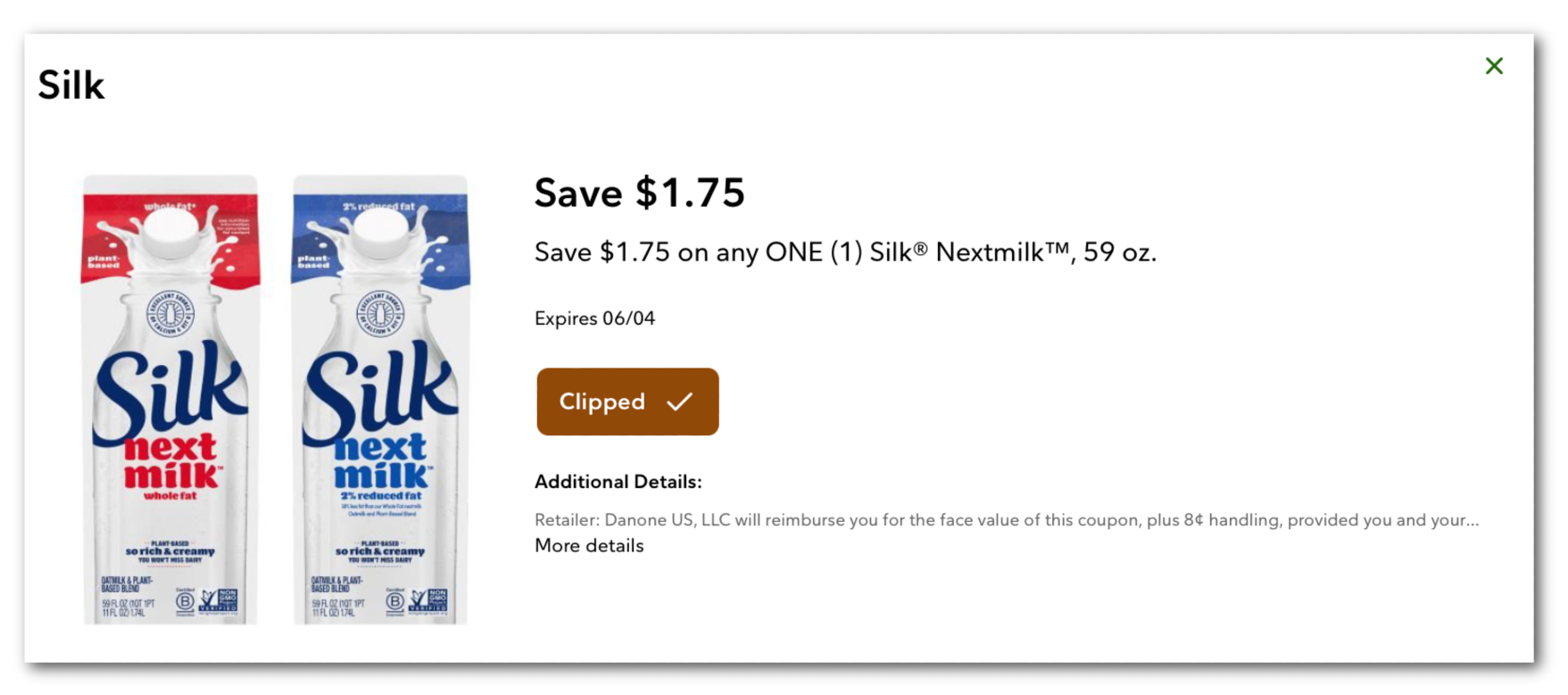New Silk Nextmilk Digital Coupon - Score A Carton & Save At Publix on I Heart Publix