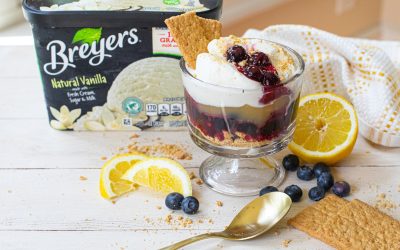 Breyers Ice Cream Is BOGO At Publix – Stock Up For My Deconstructed Blueberry Lemon Pie A La Mode Recipe
