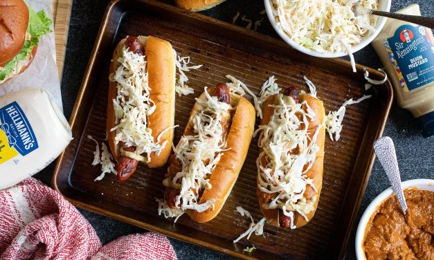 Grab A Deal On Hellmann’s Mayonnaise & Whip Up Some Summer Slaw Dogs