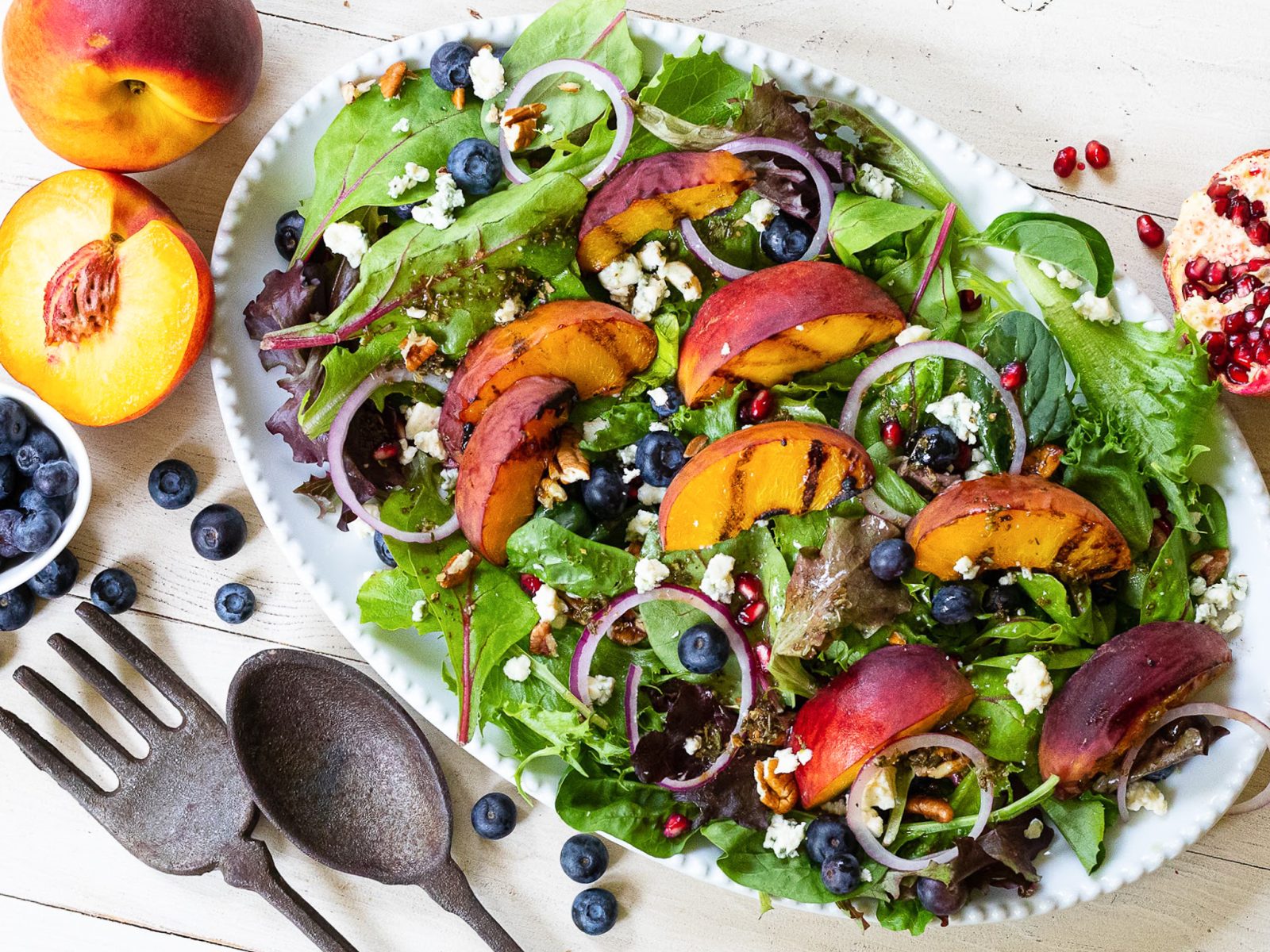 Try My Summertime Grilled Peach & Blue Cheese Salad & Save On Castello® Cheese At Publix