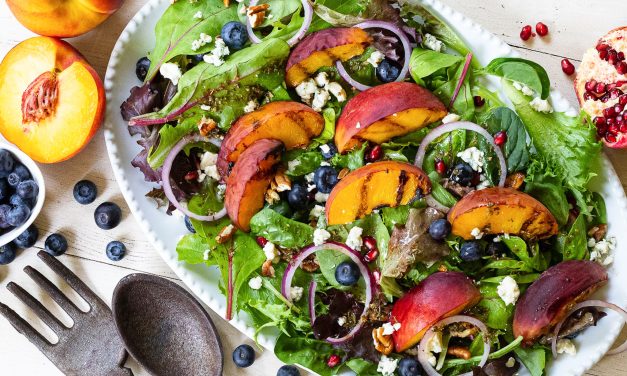 Try My Summertime Grilled Peach & Blue Cheese Salad & Save On Castello® Cheese At Publix