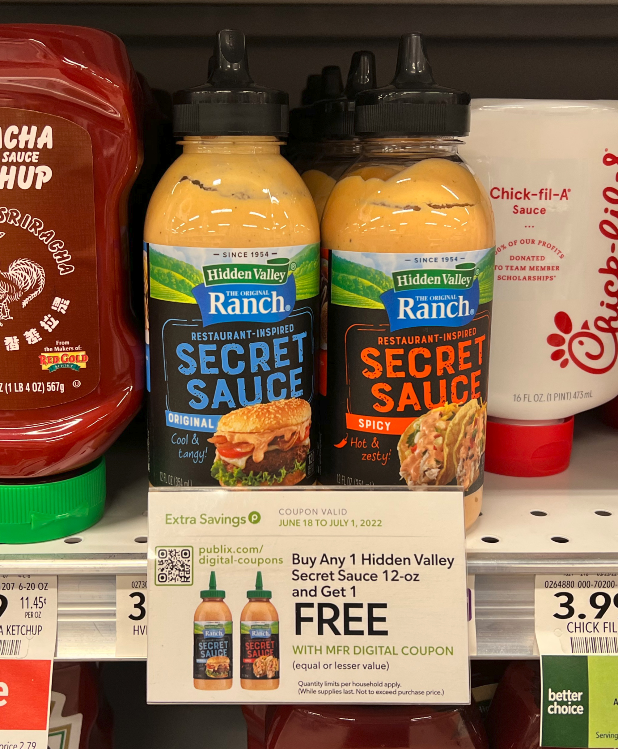 Hidden Valley Secret Sauce Just $2 Per Bottle At Publix | iHeartPublix