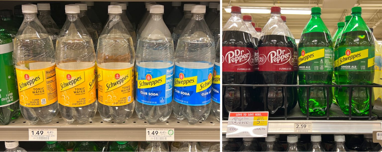 Schweppes Tonic Water or Club Soda Liters As Low As 66¢ At Publix (Plus