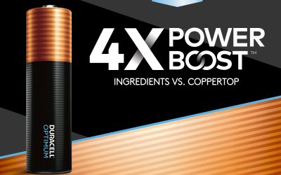 NEW Duracell AA/AAA batteries with Power Boost™ Ingredients. Save $3 Any Duracell AA/AAA 6ct or larger at Publix.