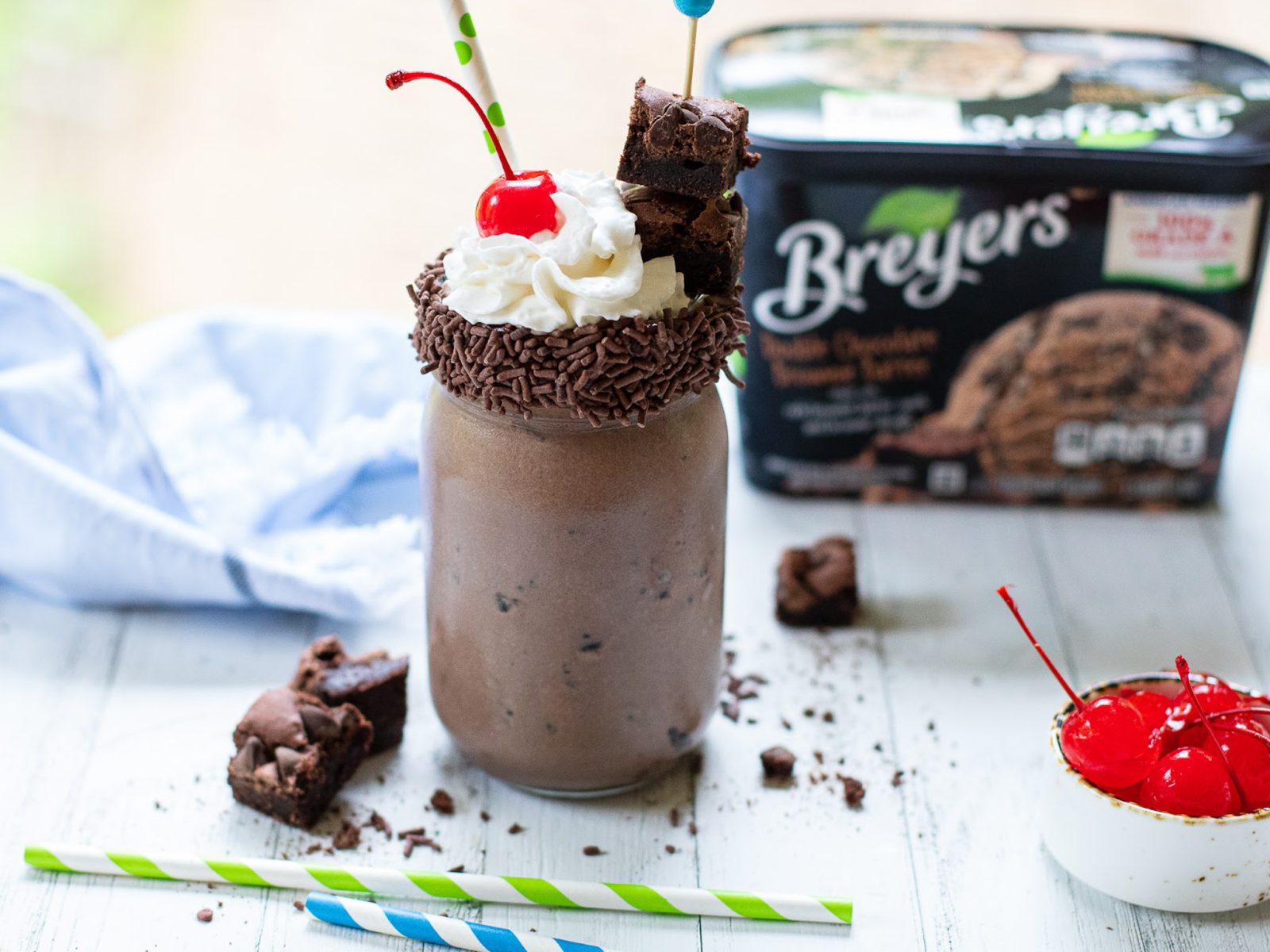 Chocolate Brownie Batter Shakes Are The Ultimate After School Treat – Look For Savings On Breyers® At Publix