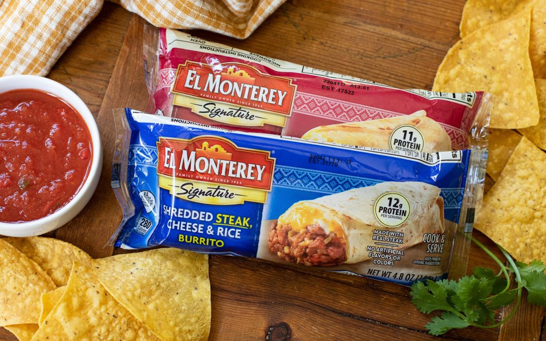 El Monterey Signature Burritos Just $1 At Publix