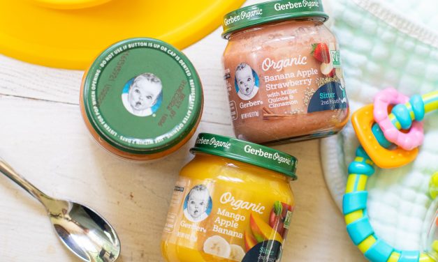 Gerber Organic Baby Food Just 50¢ At Publix – Plus 79¢ Baby Food Pouches