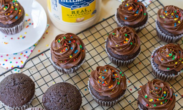 Stock Up On Hellmann’s Mayonnaise For The Ultimate Chocolate Cupcakes