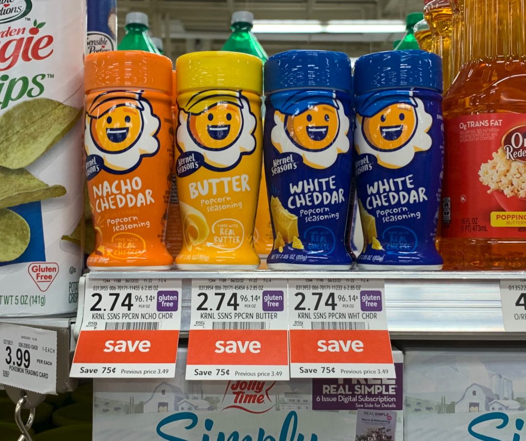 Kernel Season’s Popcorn Seasoning Just 1.24 At Publix Deal Ends Soon