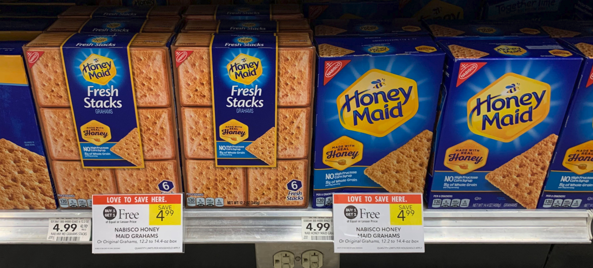Nabisco Honey Maid Grahams Just 2.12 At Publix (Regular Price 4.99