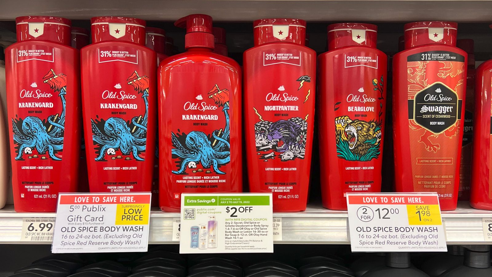 Old Spice Body Wash As Low As 3.67 At Publix (Regular Price 6.99