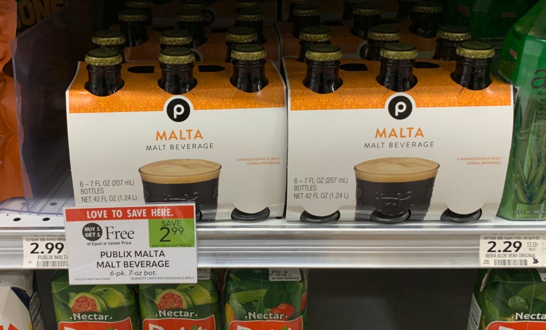 Publix Malta Beverage 6Packs Just 1.50 iHeartPublix