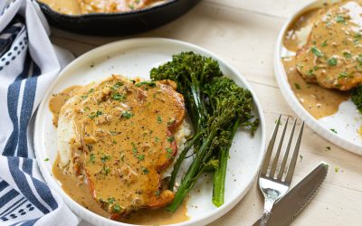 Quick & Easy Dinners Start With Smithfield Anytime Favorites Products – Try My 10-Minute Skillet Dijon Pork Chops