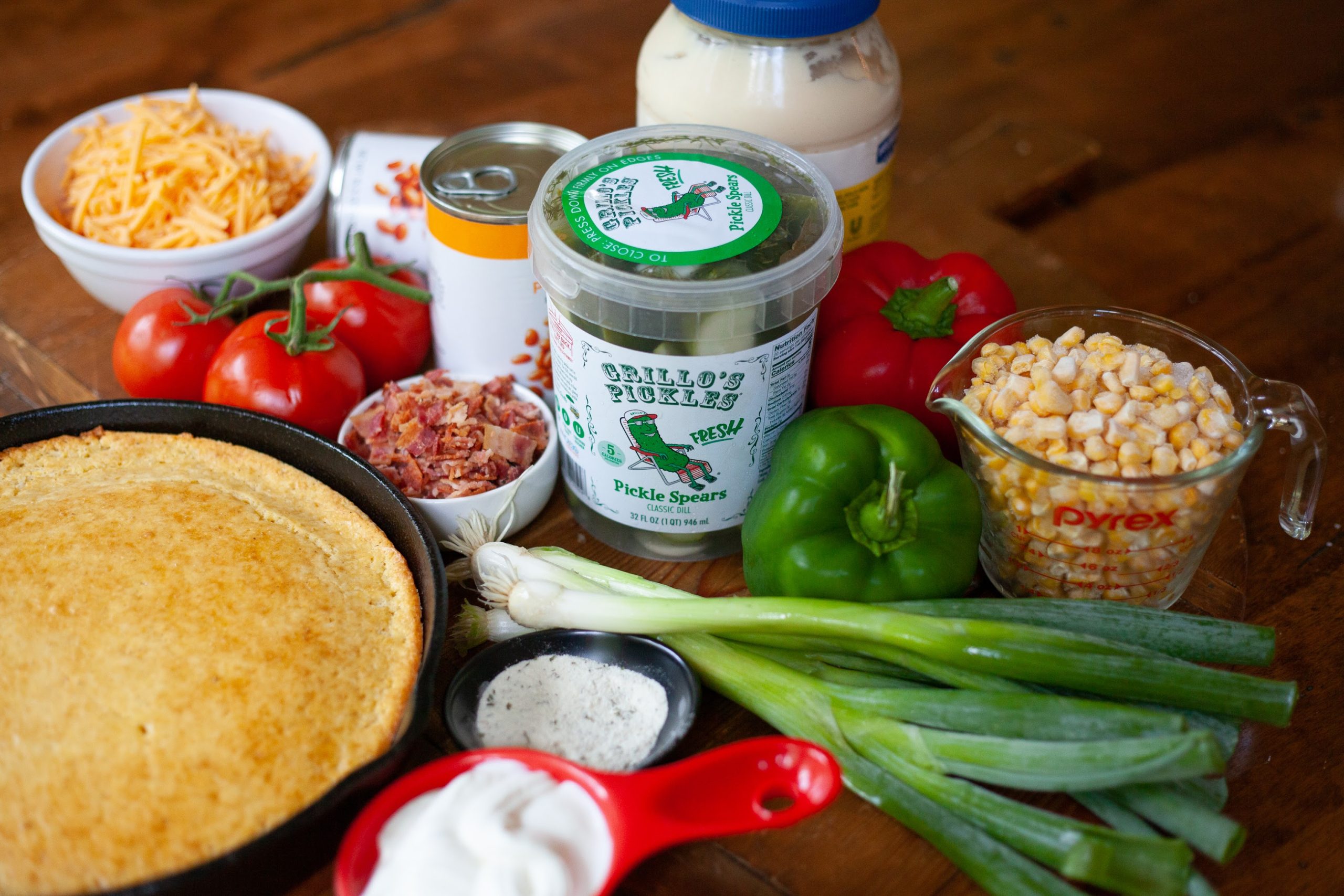 Add My Dilly Ranch Layered Cornbread Salad To Your Labor Day Menu