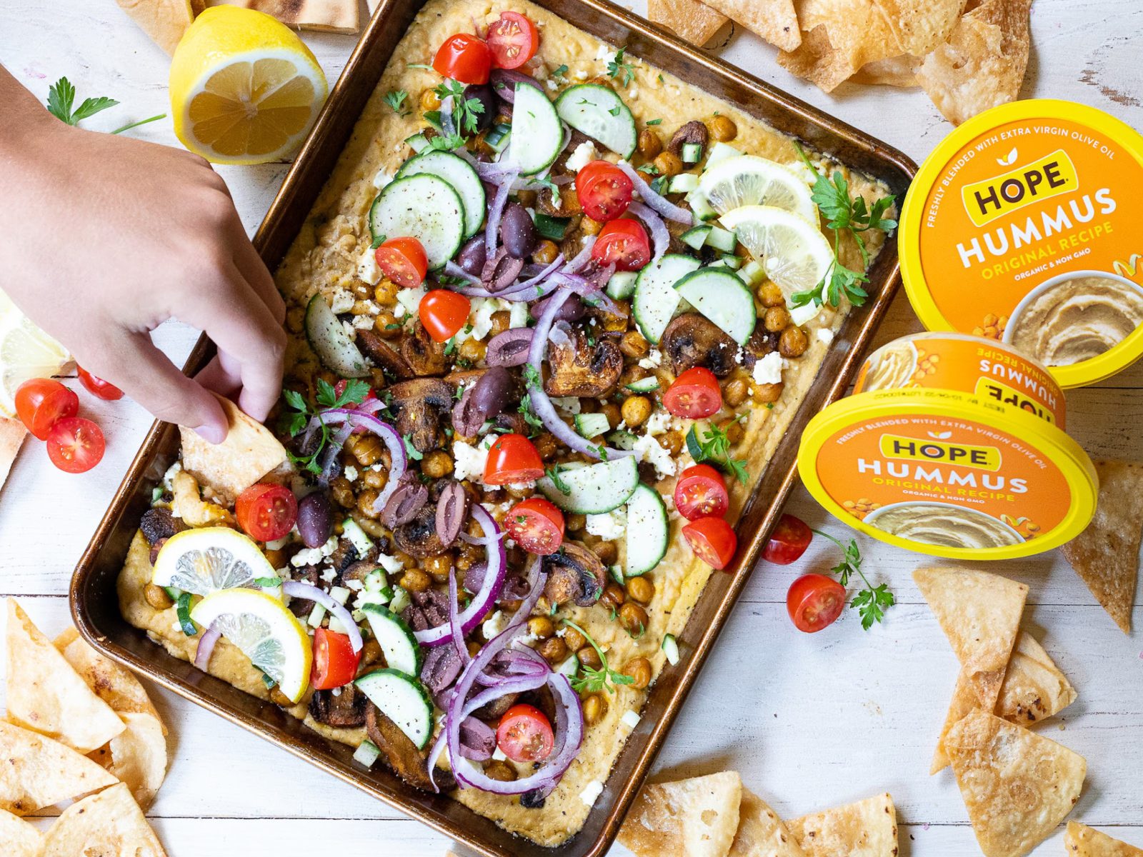 Serve Up A Tasty Baked Hummus Dip With HOPE Hummus – Get Everything You Need At Publix