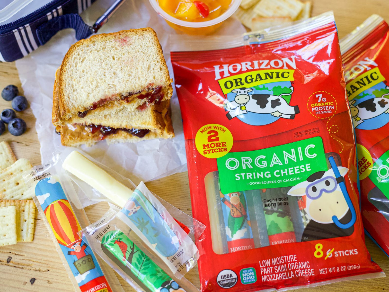 Horizon Organic String Cheese Now Has 8 Sticks In Each Bag More Yum