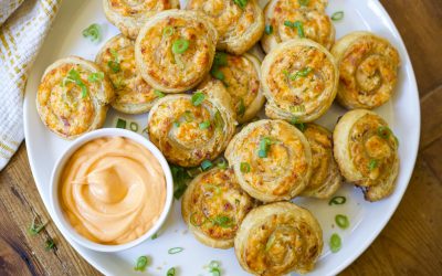 Kickin’ Chicken Pinwheels For Your Next Game Day Gathering