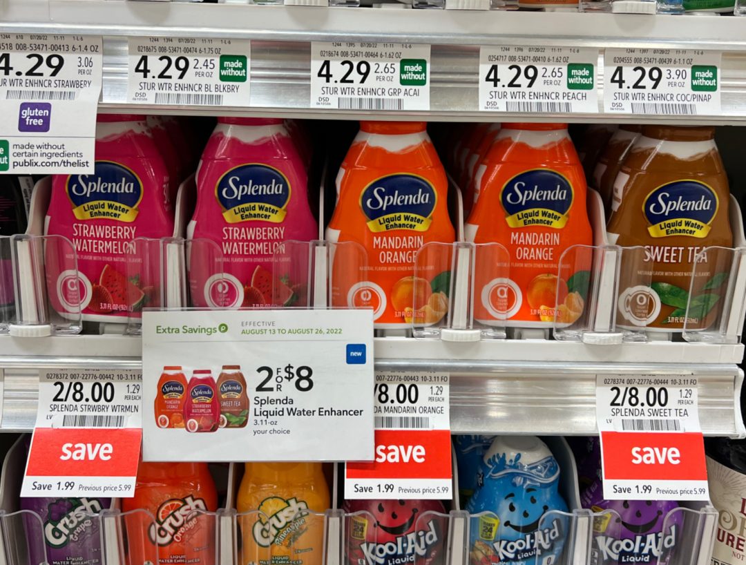 Splenda Liquid Water Enhancer Is FREE At Publix iHeartPublix
