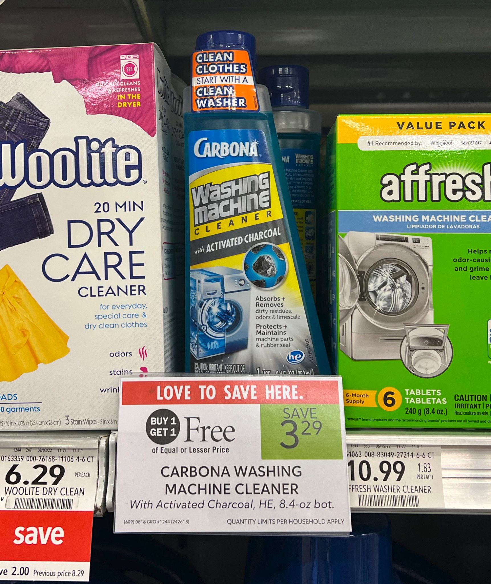 Carbona Washing Machine Cleaner Just 90¢ At Publix iHeartPublix