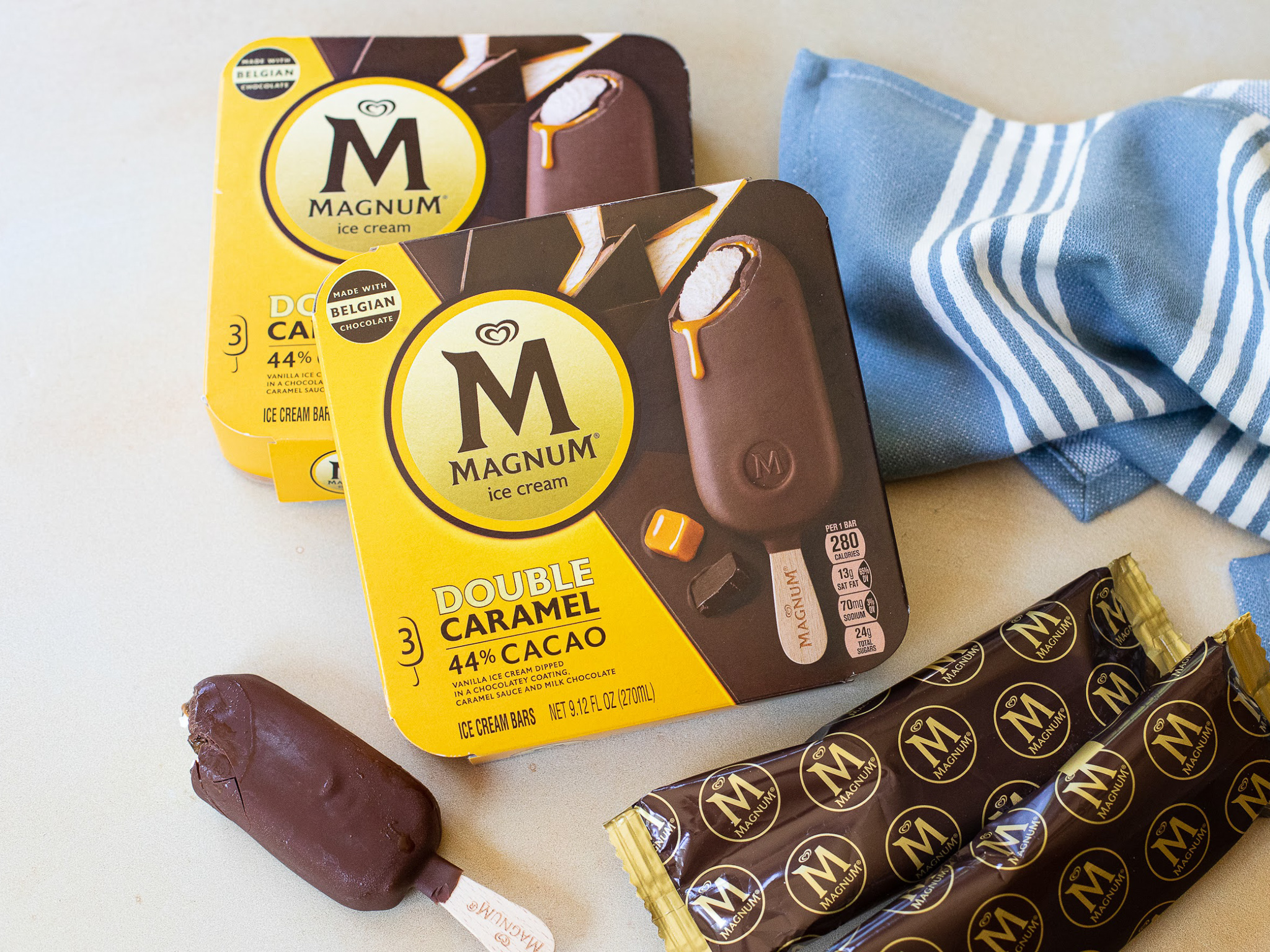 magnum bars-caramel