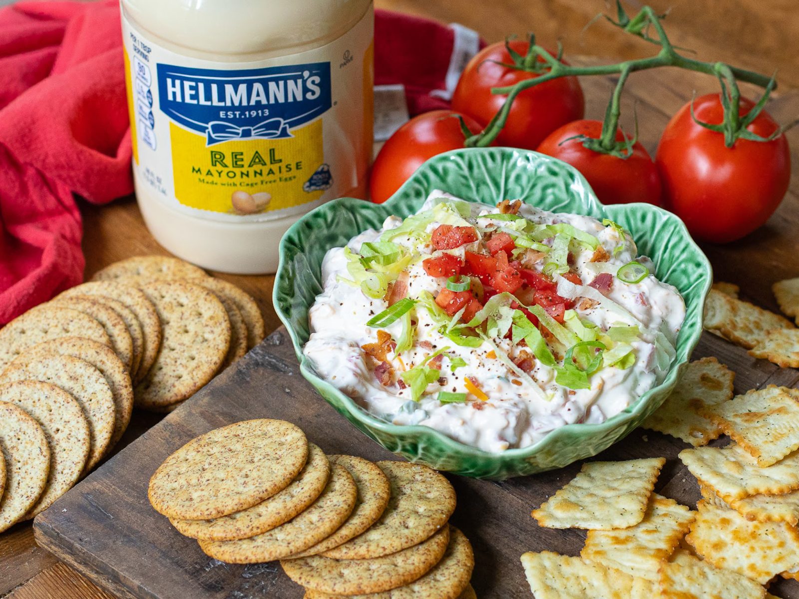 Stock Up On Big Jars Of Hellmann’s Mayonnaise During The Publix BOGO Sale (Perfect For Game Day BLT Dip)