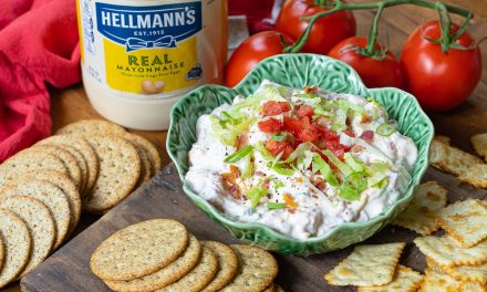 Stock Up On Big Jars Of Hellmann’s Mayonnaise During The Publix BOGO Sale (Perfect For Game Day BLT Dip)
