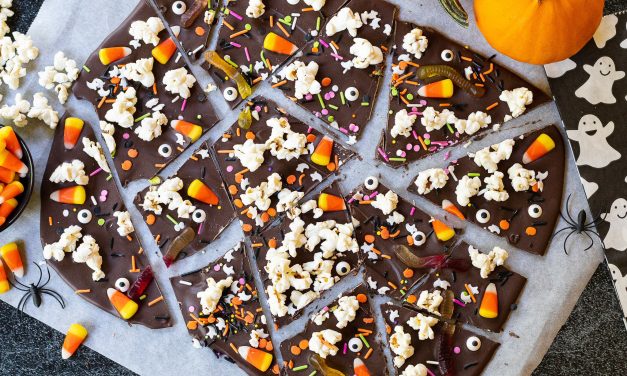 Halloween Monster Popcorn Bark With JOLLY TIME Pop Corn Is A Quick & Tasty Treat The Whole Family Will Love