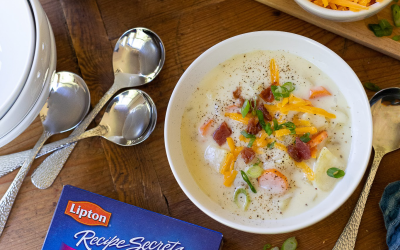 Save On Your Favorite Lipton Recipe Soup & Dip Mixes – Perfect For My Loaded Potato Soup Recipe!