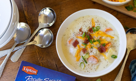 Save On Your Favorite Lipton Recipe Soup & Dip Mixes – Perfect For My Loaded Potato Soup Recipe!