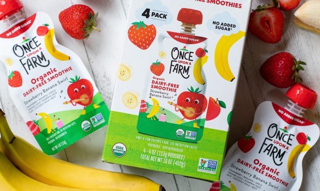 Once Upon a Farm Smoothie 4-Pack As Low As $3.65 At Publix (Regular Price $9.29)
