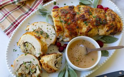Great Taste With Less Time… Try My Stuffed Turkey Breast At Your Holiday Meal!