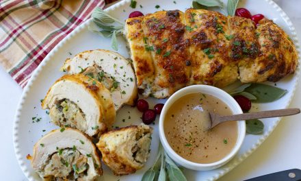 Great Taste With Less Time… Try My Stuffed Turkey Breast At Your Holiday Meal!