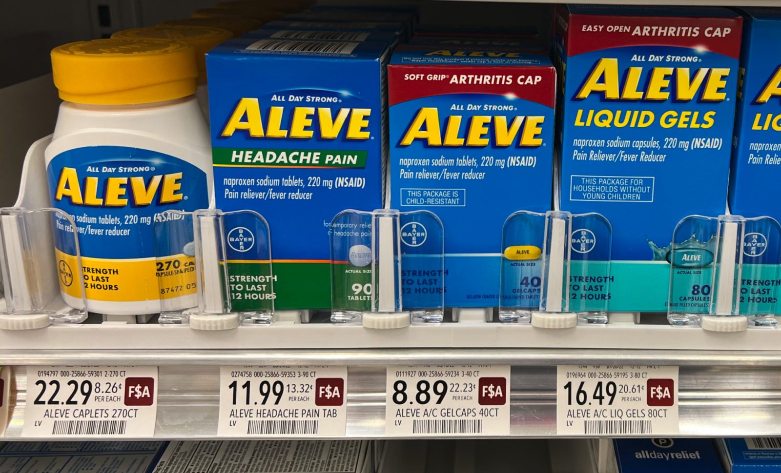 New Aleve Coupon Makes Big Bottles As Low As $5.99 At Publix (Regular ...
